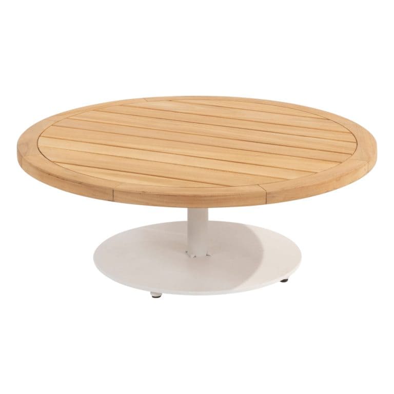 4 Seasons Outdoor Volta lounge tafel 80 cm rond White
