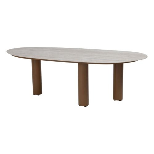 4 Seasons Outdoor Biarritz dining set 7 delig Amber met Estate 240 cm tafel - Afbeelding 2