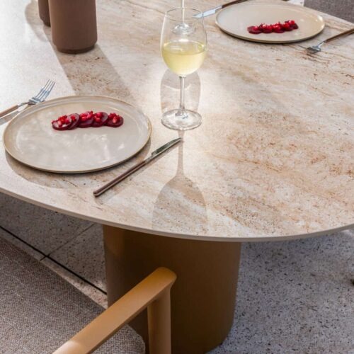 4 Seasons Outdoor Biarritz dining set 7 delig Amber met Colorado 160 cm tafel - Afbeelding 4