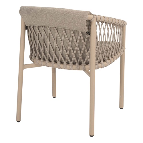 4 Seasons Outdoor Allora dining chair Latte - Afbeelding 2
