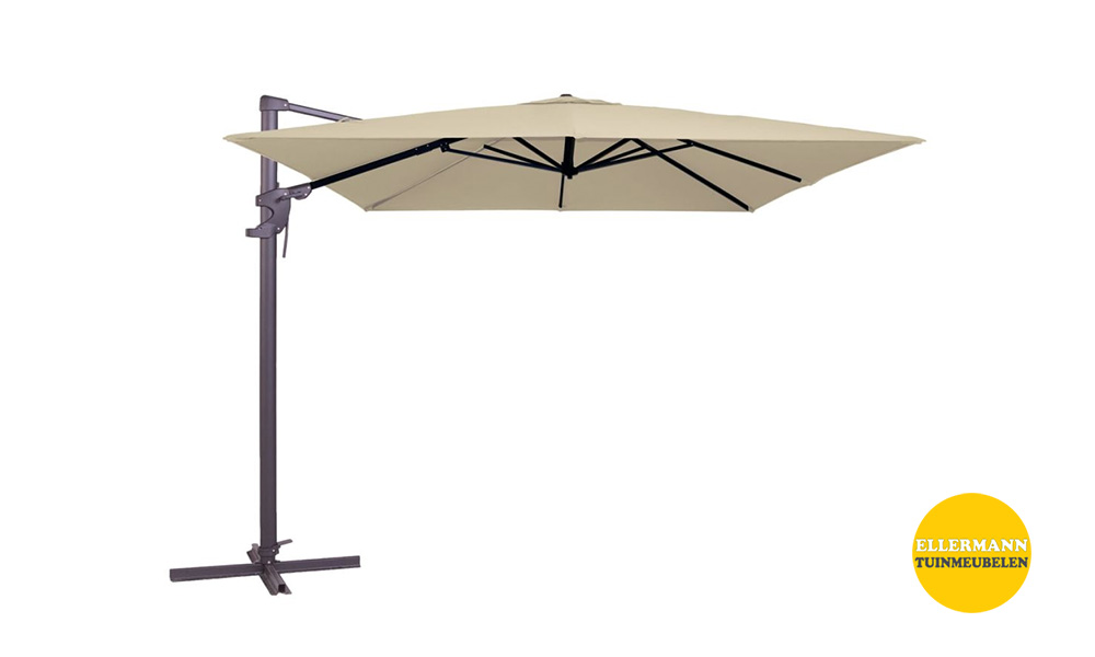 Madison monaco Parasol Flex Square Ecru 3x3