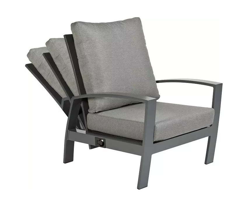 Tierra Outdoor Valencia sofa set charcoal - Afbeelding 3