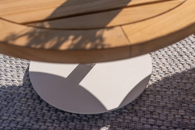 4 Seasons Outdoor Volta lounge tafel 60 cm rond White - Afbeelding 2