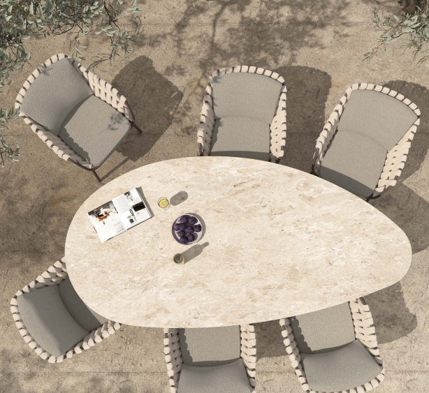 4 Seasons Outdoor Arizona dining tafel 240 x 120 cm Terre - Afbeelding 2