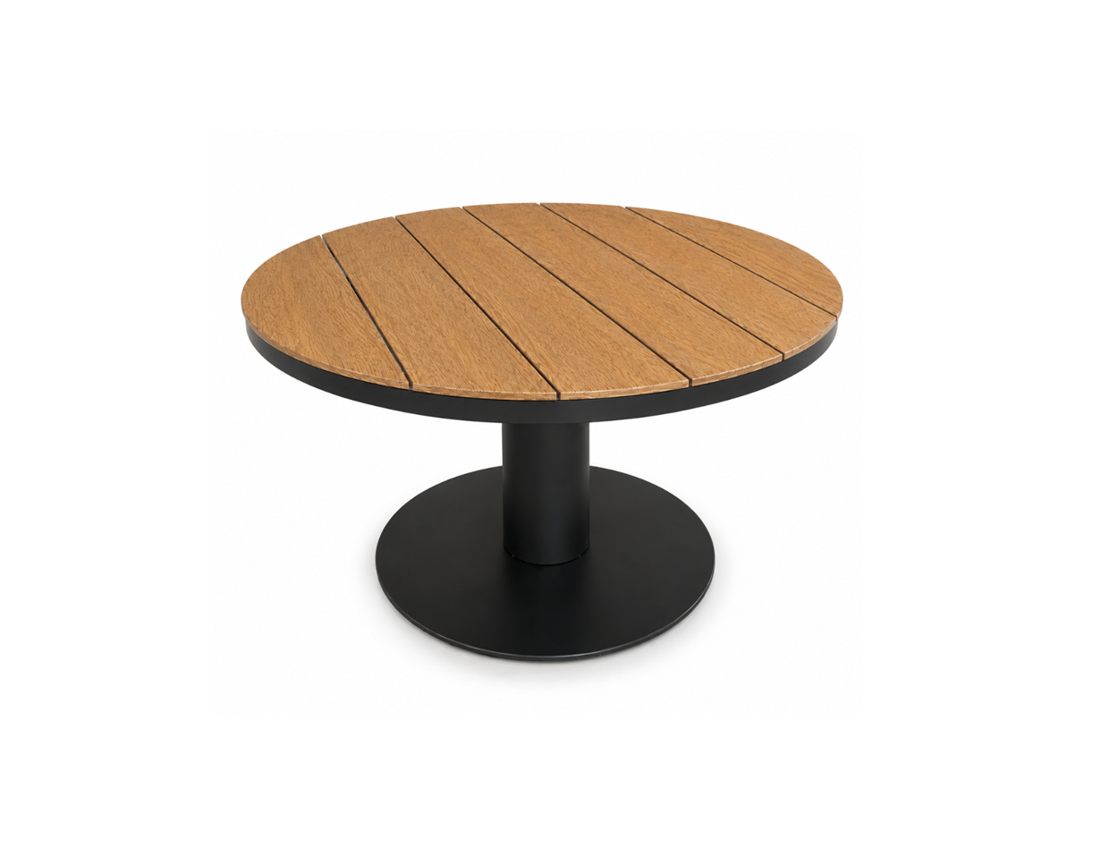 Sens Line Bonita dining tafel 134 cm rond Antraciet Nonwood