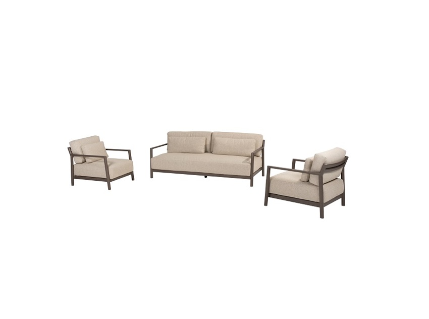 4 Seasons Outdoor Capresi Sofa Set 3 Delig Terre