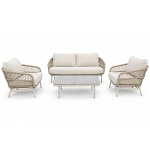 Sens Line Carlijn sofa set Taup/Sand 4 delig