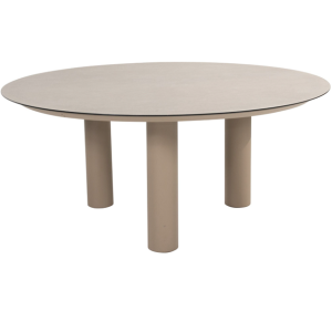 4 Seasons Outdoor Donato dining tafel 160 cm rond Kleur Latte