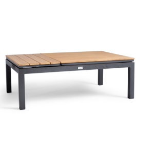 Tierra Outdoor Flip-Up koffietafel teak blad Antraciet