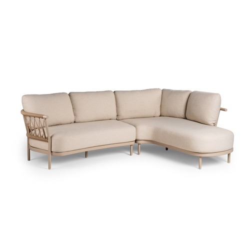 Tierra Outdoor Fresca chaise lounge Links Champagne 2 delig