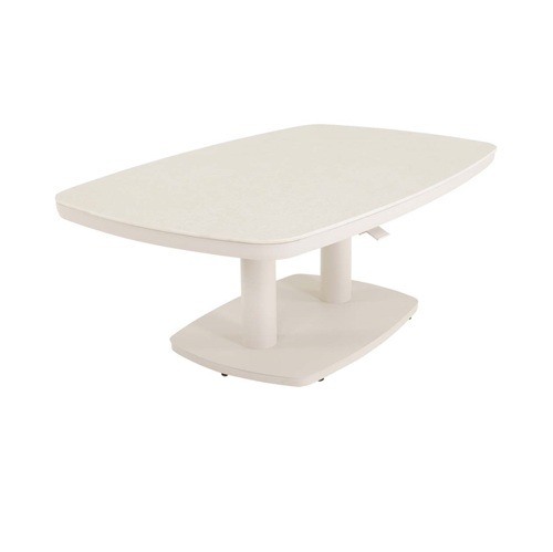 Lesli Living Hoog-Laag tafel Geneva verstelbaar 135 cm Crema - Afbeelding 2
