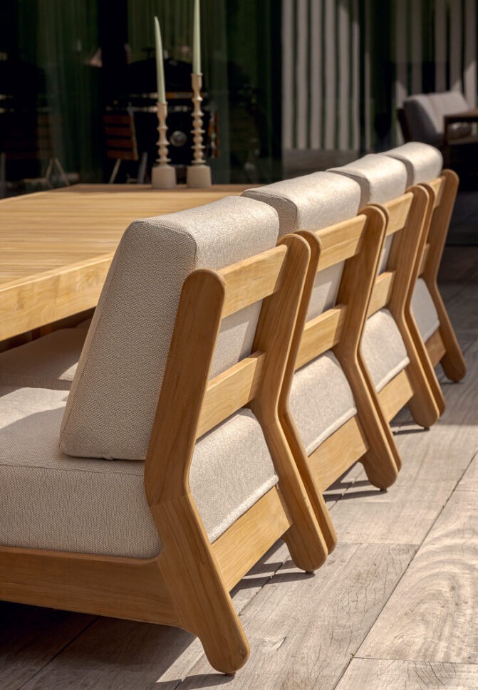 Gescova Outdoor Grace low dining set 9 delig - Afbeelding 2