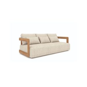 Gescova Outdoor Rafa lounge bank ecru/taupe Teak