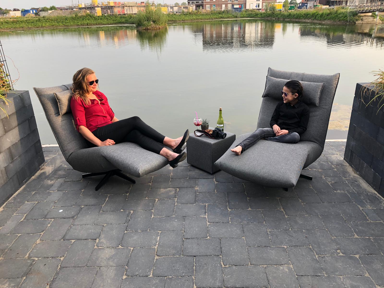 Chill Line Indi Relax stoel Antraciet - Afbeelding 3