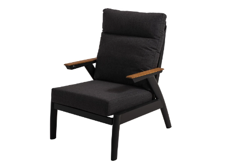 Lesli Living Florence lounge chair verstelbaar Grey