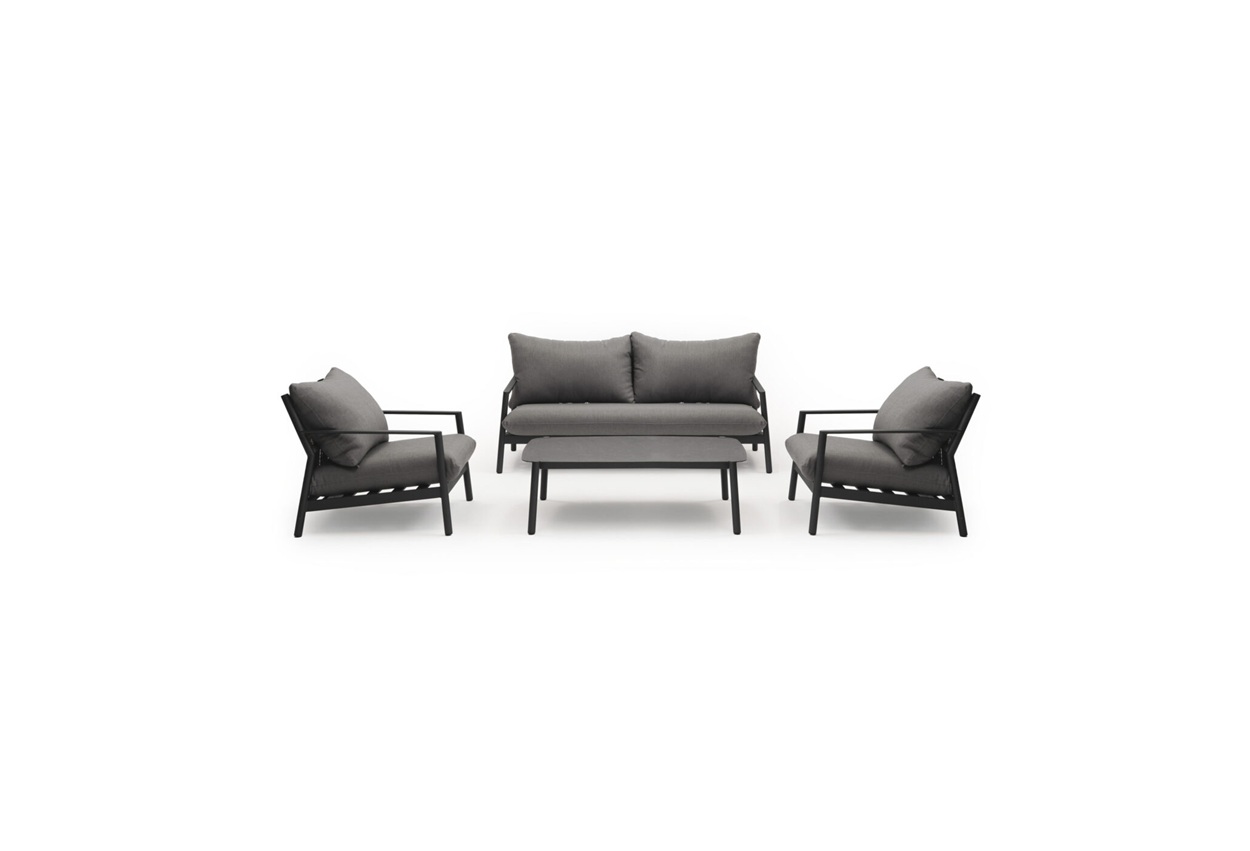 Tierra Outdoor Monti lounge sofa set Charcoal
