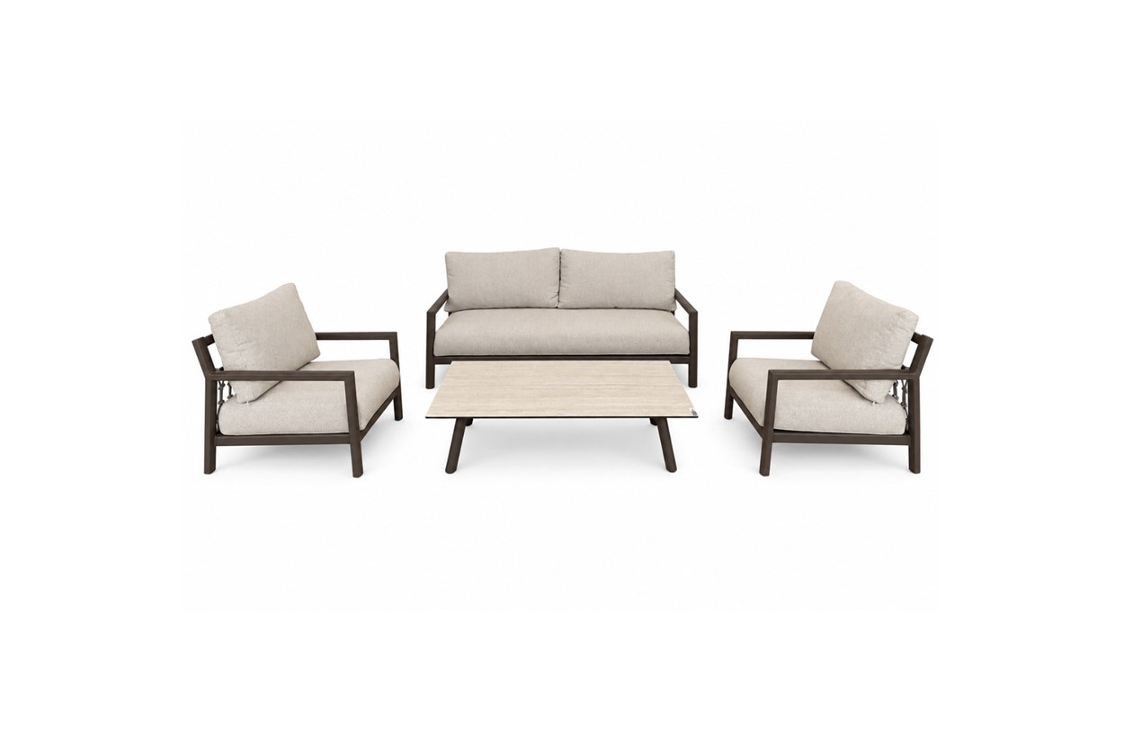 Tierra Outdoor Oasis sofa set Chocolate