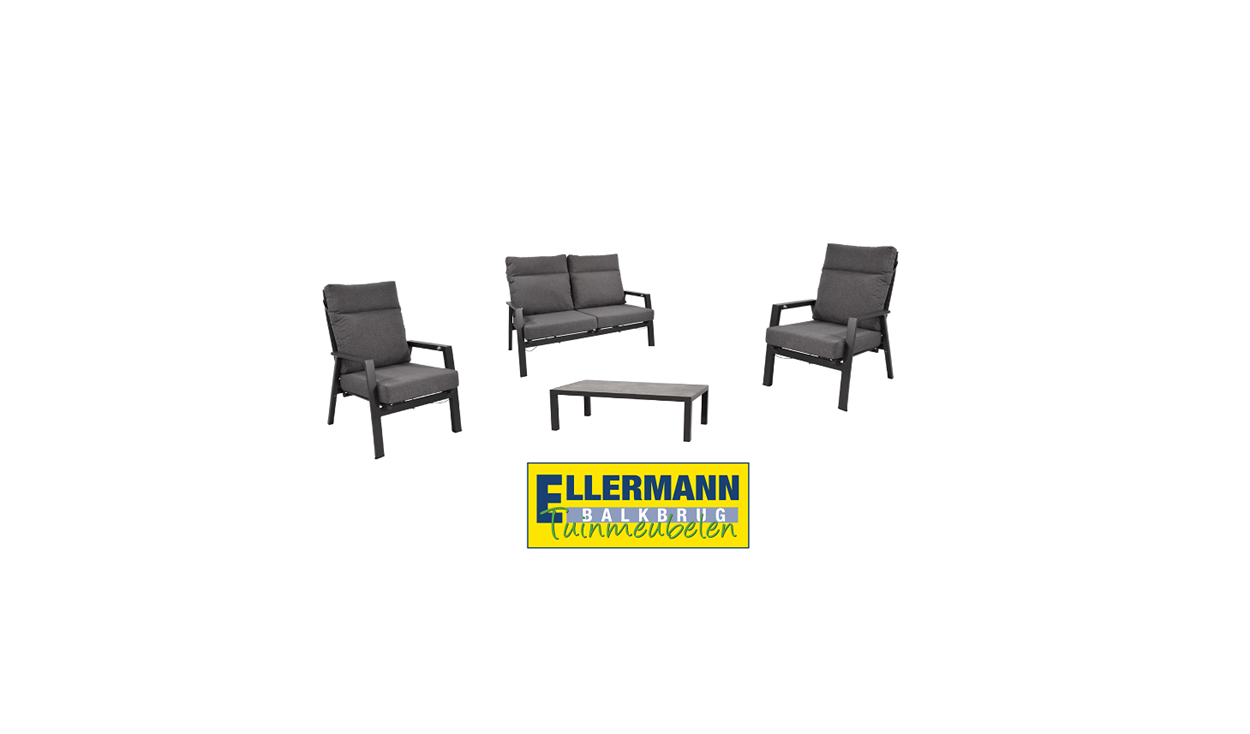 Lesli Living Ohio Sofa set verstelbaar Grey