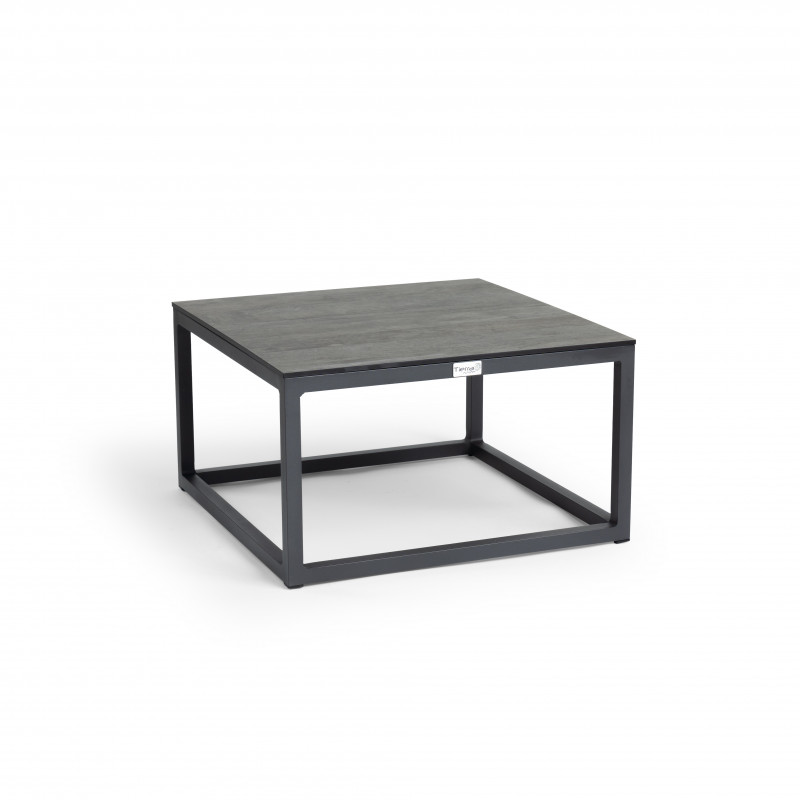Tierra Outdoor Rio koffie tafel M Trespa Forest Grey Charcoal