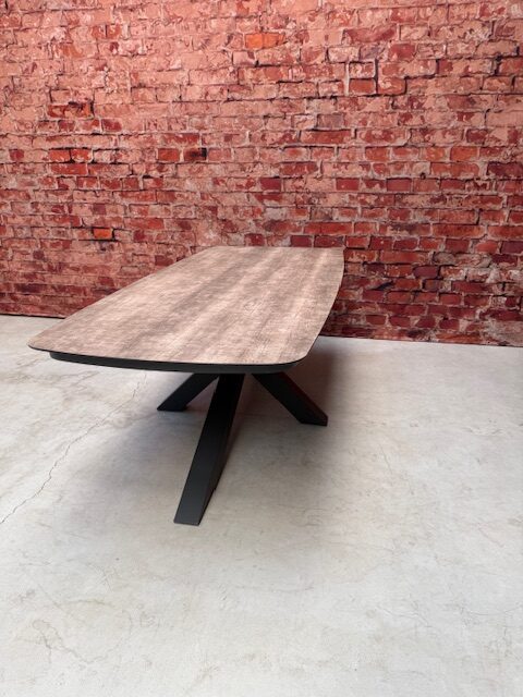 Sens Line Donna dining tafel 220 x 100 cm antraciet - Afbeelding 3