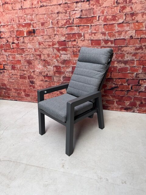 Sens Line Montana dining chair verstelbaar antraciet met antraciet kussen - Afbeelding 3