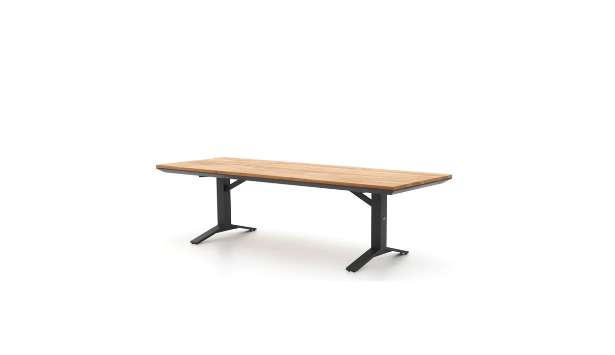 Suns Stockholm tuin tafel 280 cm matt royal grey