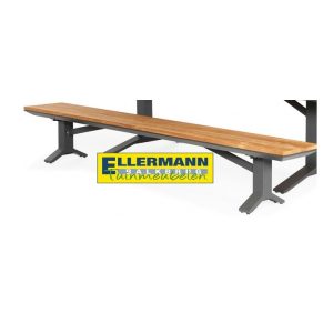 Stockholm Bench van Suns 220 cm matt royal grey