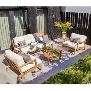 Suns Termoli Sofa Set Kleur: Natural Gravel Fabric