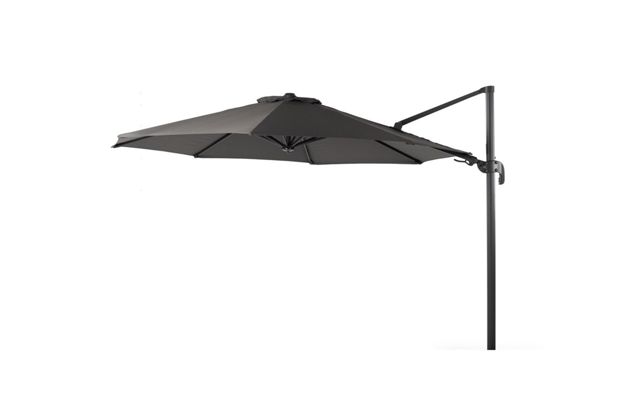 Tierra Outdoor Banús Parasol 350 cm rond charcoal