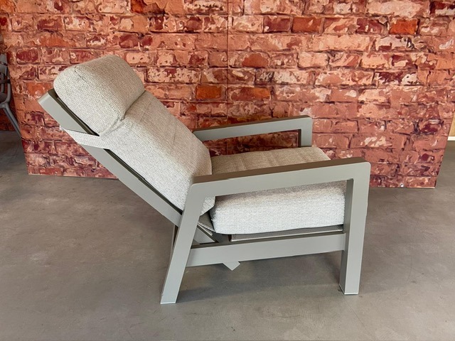 Sens Line Valerie lounge stoel Taupe - Afbeelding 2