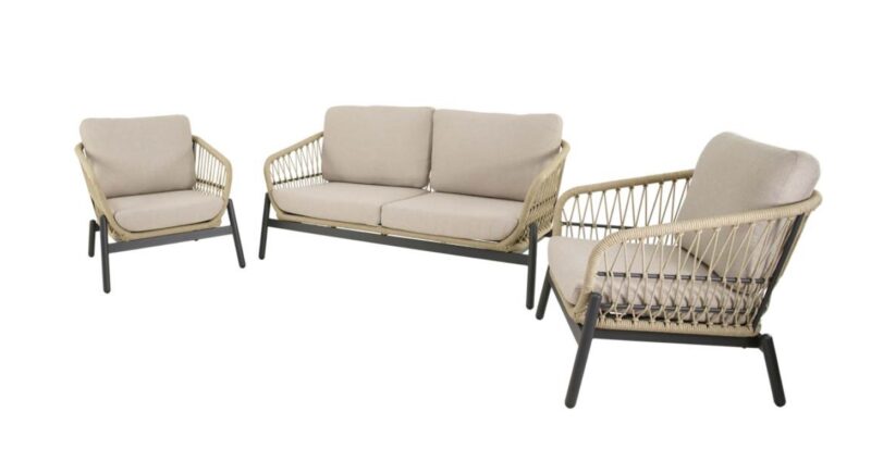 Lesli Living Lounge set Zavi Beige - Afbeelding 2