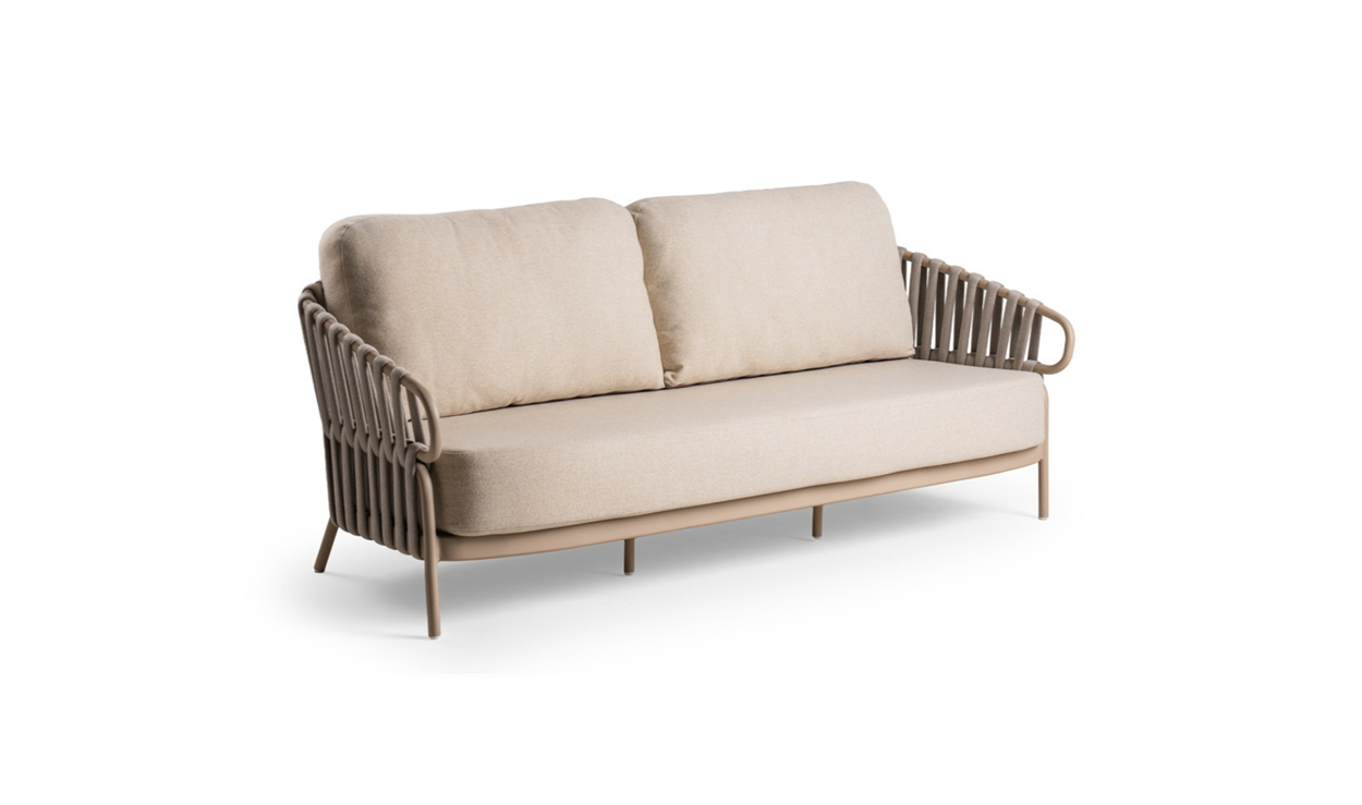 Tierra Outdoor Nuri lounge bank 3 zits Champagne