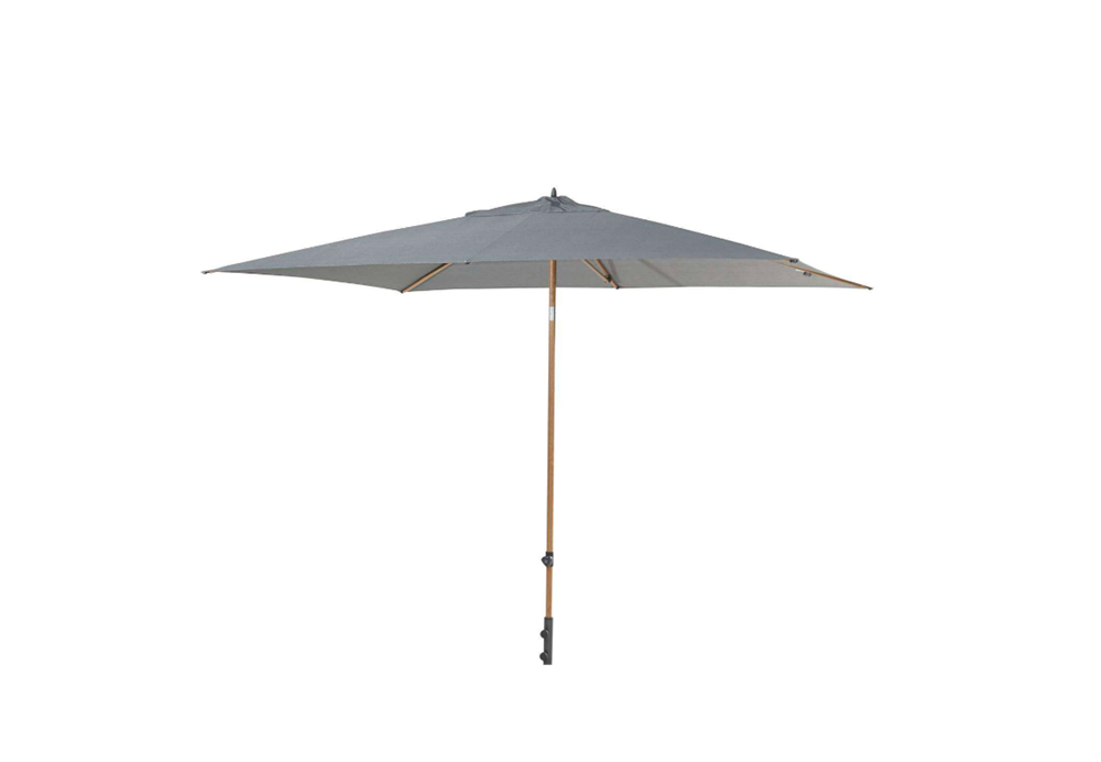 4 Seasons Outdoor Azzurro 2x3m stokparasol frame Woodlook doek Charcoal