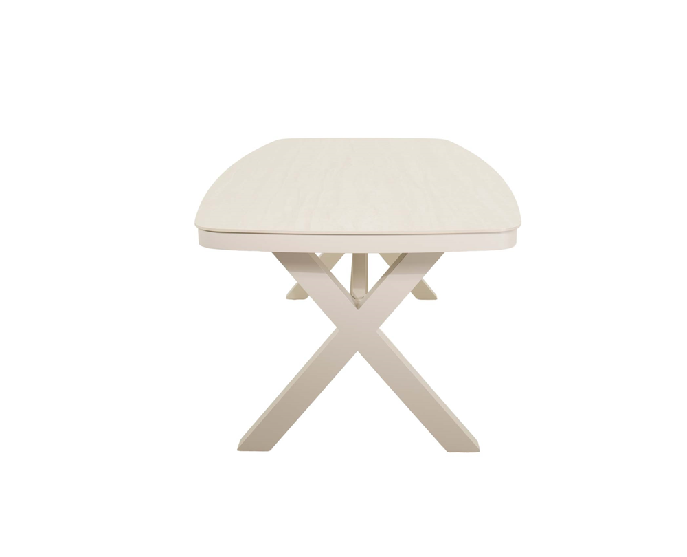 Lesli Living Davos dining tafel 240 cm Deens ovaal Crema - Afbeelding 2