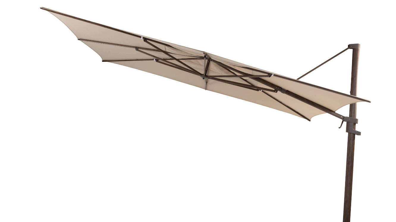 4 Seasons Outdoor Finca 4x3m parasol frame Wenge doek Beach - Afbeelding 2