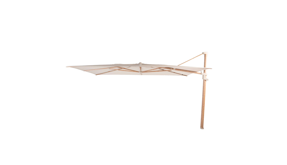 4 Seasons Outdoor Finca 4x3m parasol frame Woodlook doek Sand