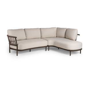 Tierra Outdoor Fresca chaise lounge Links Chocolat 2 delig