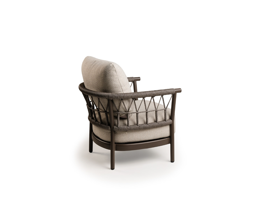 Tierra Outdoor Fresca lounge chair Chocolat - Afbeelding 2