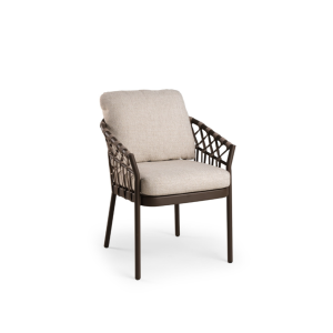 Tierra Outdoor Nevada dining chair Chocolat
