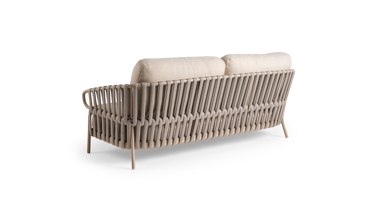 Tierra Outdoor Nuri lounge bank 3 zits Champagne - Afbeelding 2