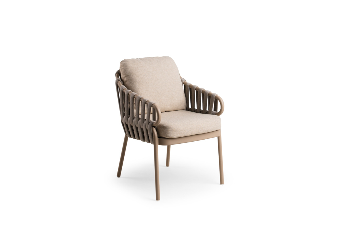Tierra Outdoor Nuri dining stoel Champagne