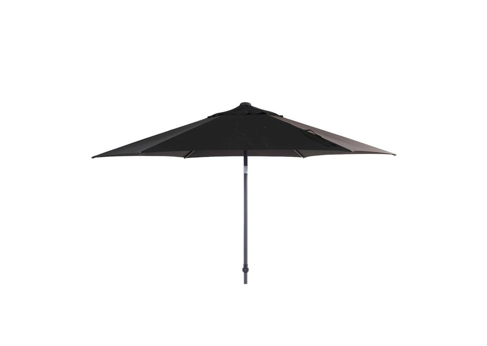 4 Seasons Outdoor Oasis 3m rond stokparasol frame Charcoal doek Charcoal