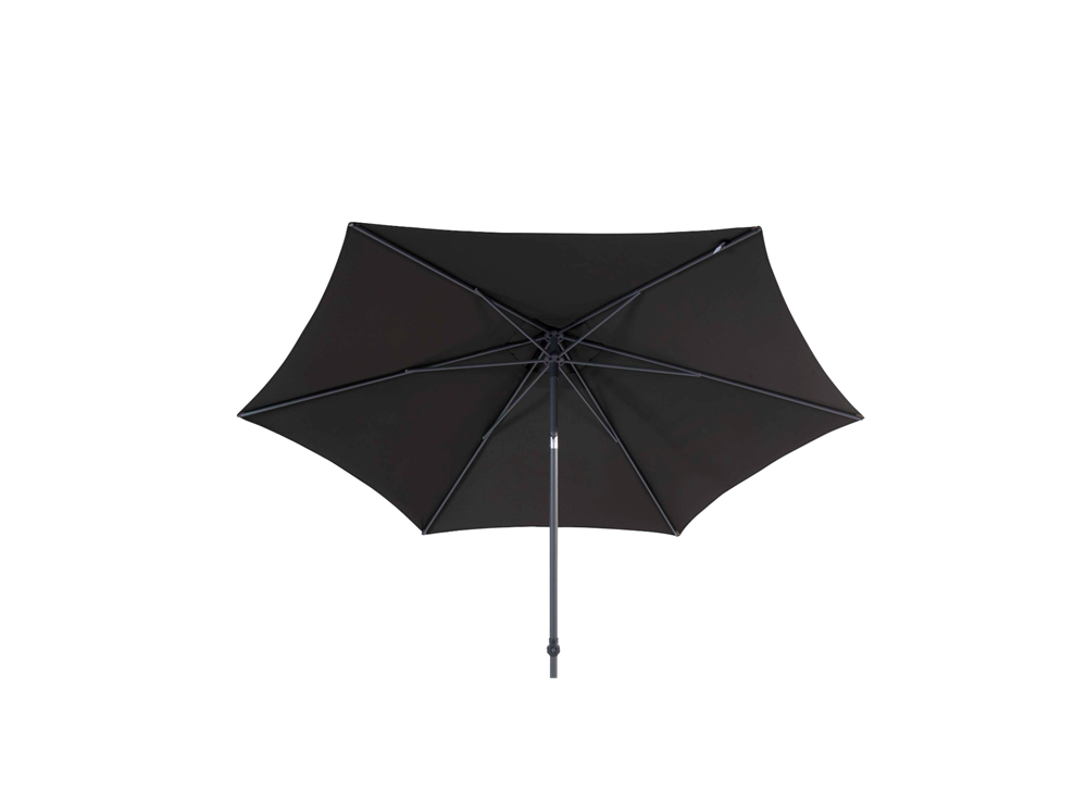 4 Seasons Outdoor Oasis 3m rond stokparasol frame Charcoal doek Charcoal - Afbeelding 2