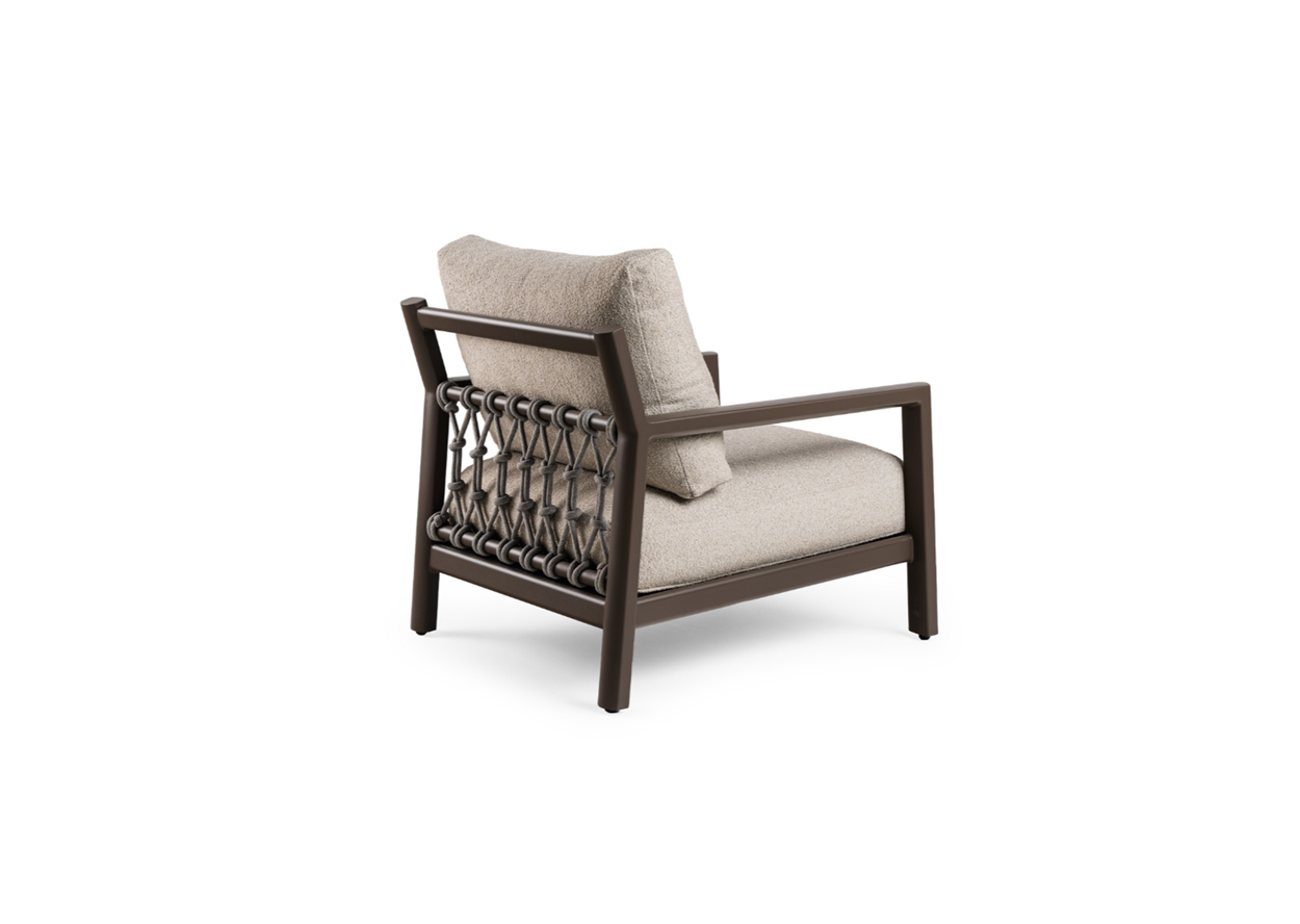 Tierra Outdoor Oasis lounge stoel Chocolat - Afbeelding 2