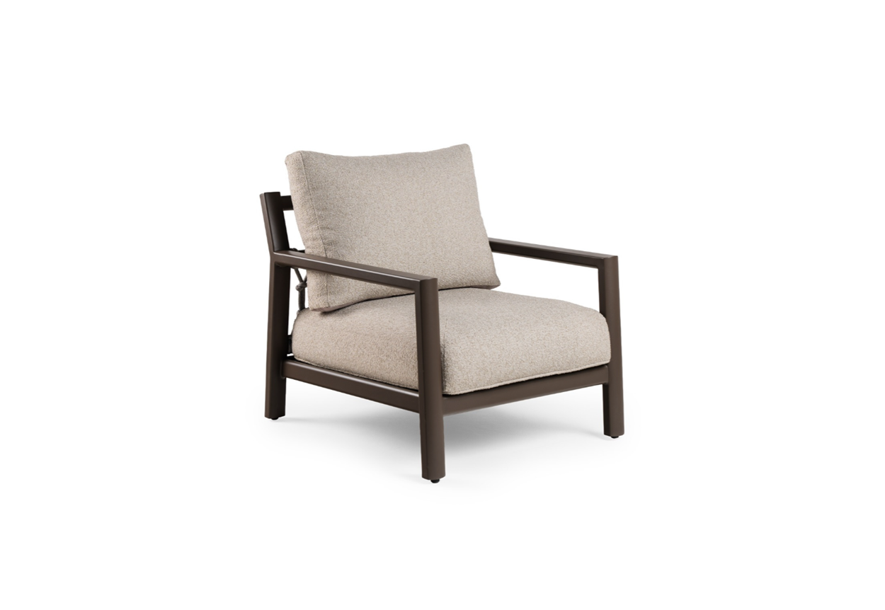 Tierra Outdoor Oasis lounge stoel Chocolat