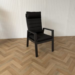 Tierra Outdoor Queens dining stoel zwart verstelbaar